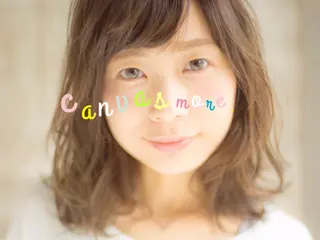 セミロング カラー パーマ ツイスパ・波巻き 🩵片平和香奈のヘアスタイル