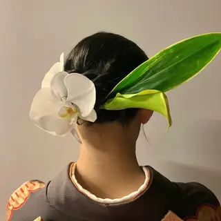 ヘアアレンジ ボブ／レイヤー／艶 🦕risa  森下のヘアスタイル