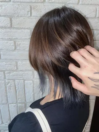 ショート カラー 🦉静かに過ごしたい 方、個室席🦉タナカのヘアスタイル