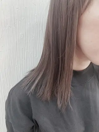セミロング カラー 🌿nudeカラー/ レイヤー/藤原🌿のヘアスタイル