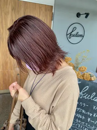 ミディアム カラー fulam所属・MIKU ／fulamのヘアスタイル