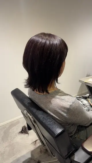 ミディアム 長尾ゆりの/ボブ/ ベージュ/ハイトーンのヘアスタイル