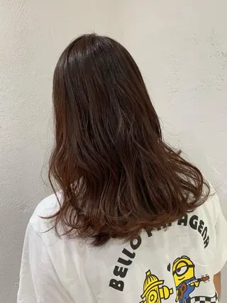 セミロング 🫧透明感カラー/ ボブ/小笠原汐海🪽のヘアスタイル