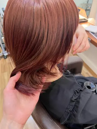 ミディアム カラー しみず さくら🌸のヘアスタイル