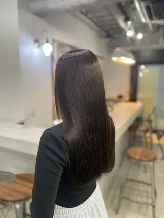 ロング Ameri 新宿所属・新宿/透明感カラー/ 髪質改善/桜良のヘアスタイル