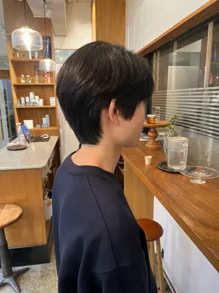 ショート メンズ 鈴木 三保のヘアスタイル