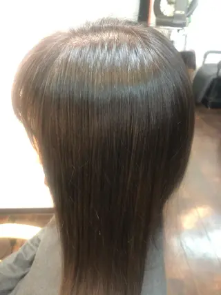 セミロング カラー パーマ 桧山 真のヘアスタイル