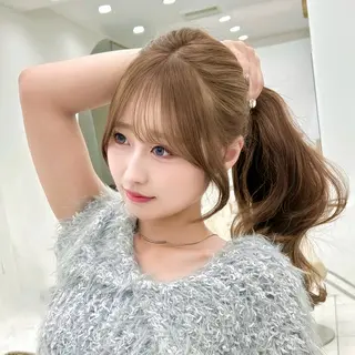 ロング 韓国顔まわり/前髪 /レイヤー/いつきのヘアスタイル