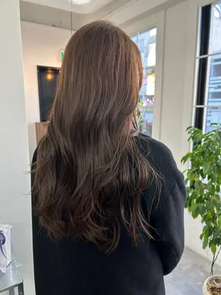 ロング カラー レイヤーボブ/ 艶カラー/サナ🌼のヘアスタイル