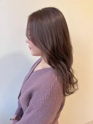 セミロング カラー ハルキ/ 髪質改善のヘアスタイル