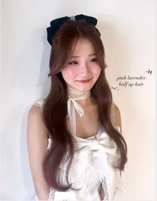 ロング amoretto 天文館店🎀ひなのヘアスタイル