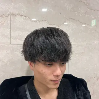 カラー パーマ メンズ 太田 渚遊のヘアスタイル