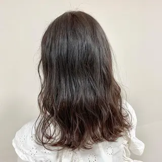 セミロング カラー ヘアアレンジ 【Sweep】おじま のぞみのヘアスタイル