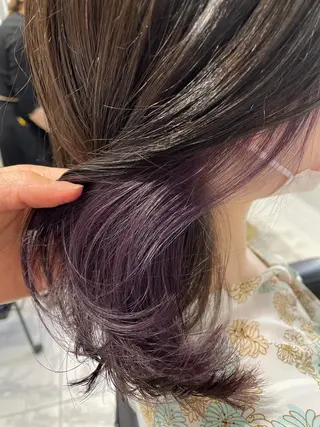 ミディアム カラー Salon de  COCO所属・Yuka /ツヤカラー✨のヘアスタイル