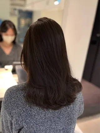 ミディアム ♥️透明感×抜け感 ベージュ/佑珠♥️のヘアスタイル