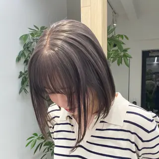 ミディアム カラー 艶カラー 🤍🫧/makoのヘアスタイル