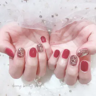 ショート SAKURA 🍒のネイルデザイン