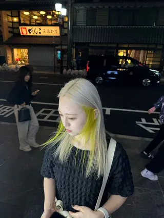 ミディアム カラー ハイトーン/ブリーチ カラー/SHOGOのヘアスタイル