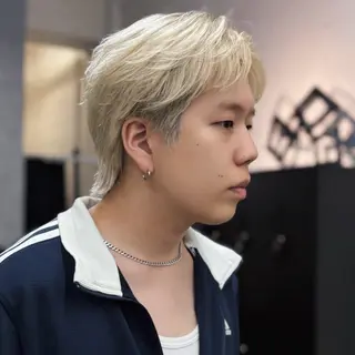 ショート カラー パーマ メンズ 服に合うお洒落ヘア /GLOP リュートのヘアスタイル