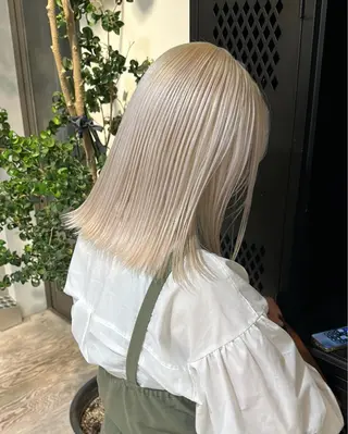 カラー ササキカズマ〻透明感 〻色落ち〻赤み消しのヘアスタイル