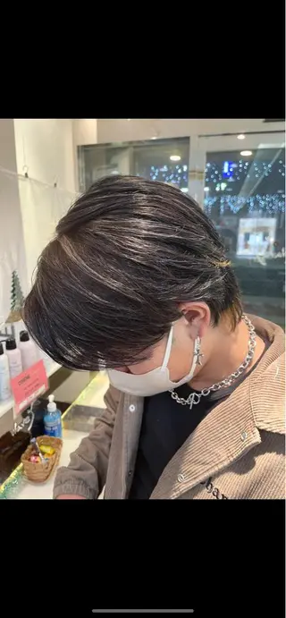 ショート カラー メンズ ❄️メンズカット 落合諒❄️のヘアスタイル