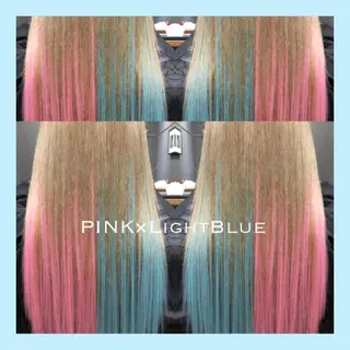 ロング カラー ヘアアレンジ 🦋 SHION 🦋のヘアスタイル