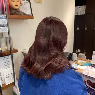 セミロング カラー このみ/髪質改善 /ヘアアレンジ🫧のヘアスタイル