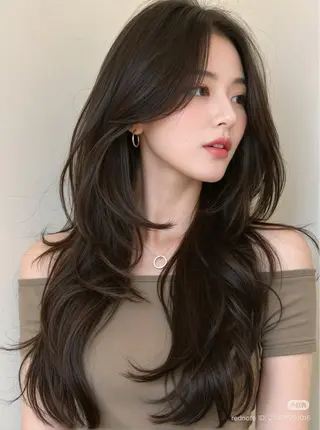 パーマ コテ巻き風パーマ 専門店　モモのヘアスタイル