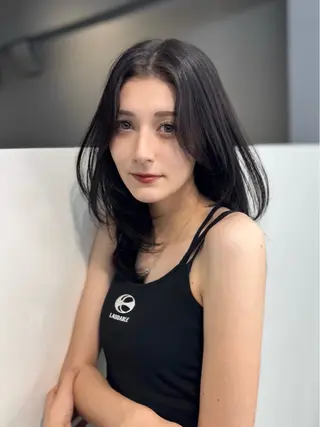 セミロング カラー 🦋韓国系指名No1 店長/圓山 祐也🦋のヘアスタイル