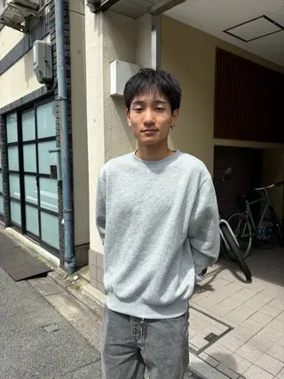 メンズ darts所属・マツダ レンのヘアスタイル