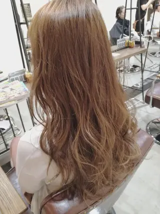 ロング カラー パーマ ヘアアレンジ ネイル メンズ キッズ マツエク・マツパ 中津No.1髪質改善 店長✨透ける暗髪のヘアスタイル