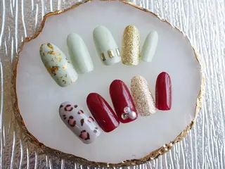 ネイル ネイルPetit Ribbonのネイルデザイン