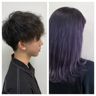 セミロング ブリーチ特化/レイヤ ーカット🥀マサルのヘアスタイル