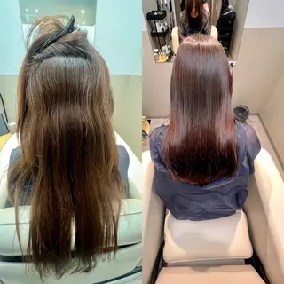 ロング カラー パーマ SALOWIN神戸三宮Suite店所属・髪質改善　美髪特化 ★神田のヘアスタイル