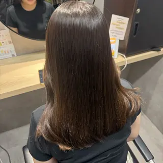 セミロング 【似合わせカラー・ 髪質改善】松崎萌香のヘアスタイル