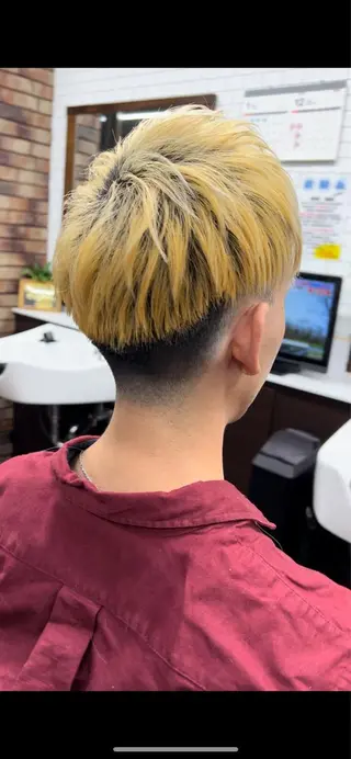 ショート メンズ B.B.Cams西原店所属・無料モデル募集中‼️ 安座間💈のヘアスタイル