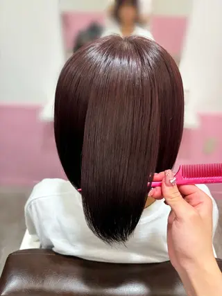 ミディアム カラー 艶髪ハイトーン/ ブロンド/Nagiのヘアスタイル