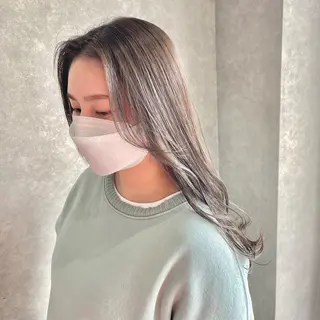 セミロング カラー mood tatemachiのヘアスタイル