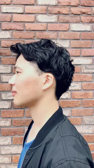 メンズ アンディアーモカリーノ所属・かわい りなのヘアスタイル
