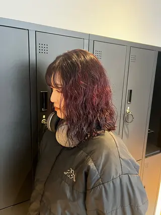 ミディアム カラー 🌝ぷる艶ハイトーン 柔らかヘア🍅まあやのヘアスタイル