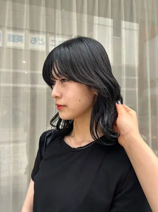 ミディアム MIKA/ボブ/ レイヤー/メンズのヘアスタイル