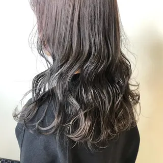 セミロング カラー ヘアアレンジ マツエク・マツパ Noah's　Ark所属・透明感カラー🫧ヘア セット🫧松本菜月の眉毛・アイブロウイメージ