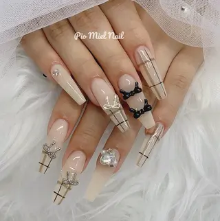 ネイル HANA 長さだしのネイルデザイン