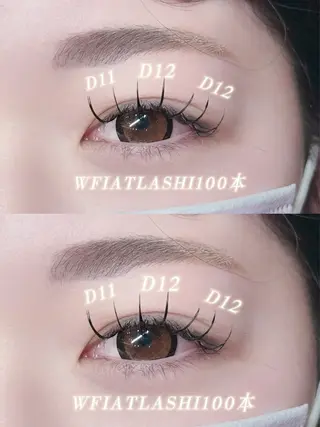 マツエク・マツパ VENUSBELT所属・VB YUUKA🩷のマツエク・マツパデザイン