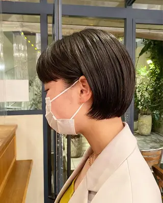 ショート 高浜 夕海のヘアスタイル