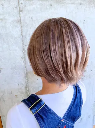 ミディアム カラー ヘアアレンジ ❤️カラー得意 🧡松浦睦樹❤️のヘアスタイル