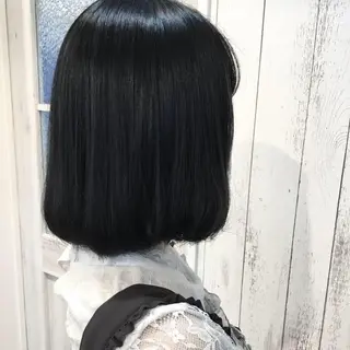 ミディアム カラー パーマ 金崎 新吾のヘアスタイル