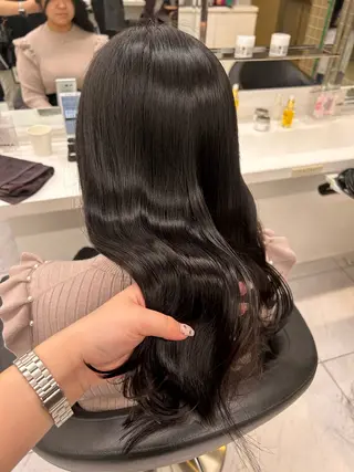 カラー 透明感ベージュ🤎 ナチュラルレイヤーのヘアスタイル