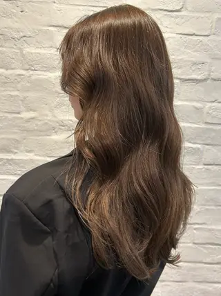 ロング コテ巻き風パーマ🫧 韓国パーマ反町海大のヘアスタイル