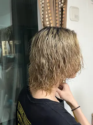 パーマ メンズ KOUTA/ ブリーチ特化⭐️のヘアスタイル